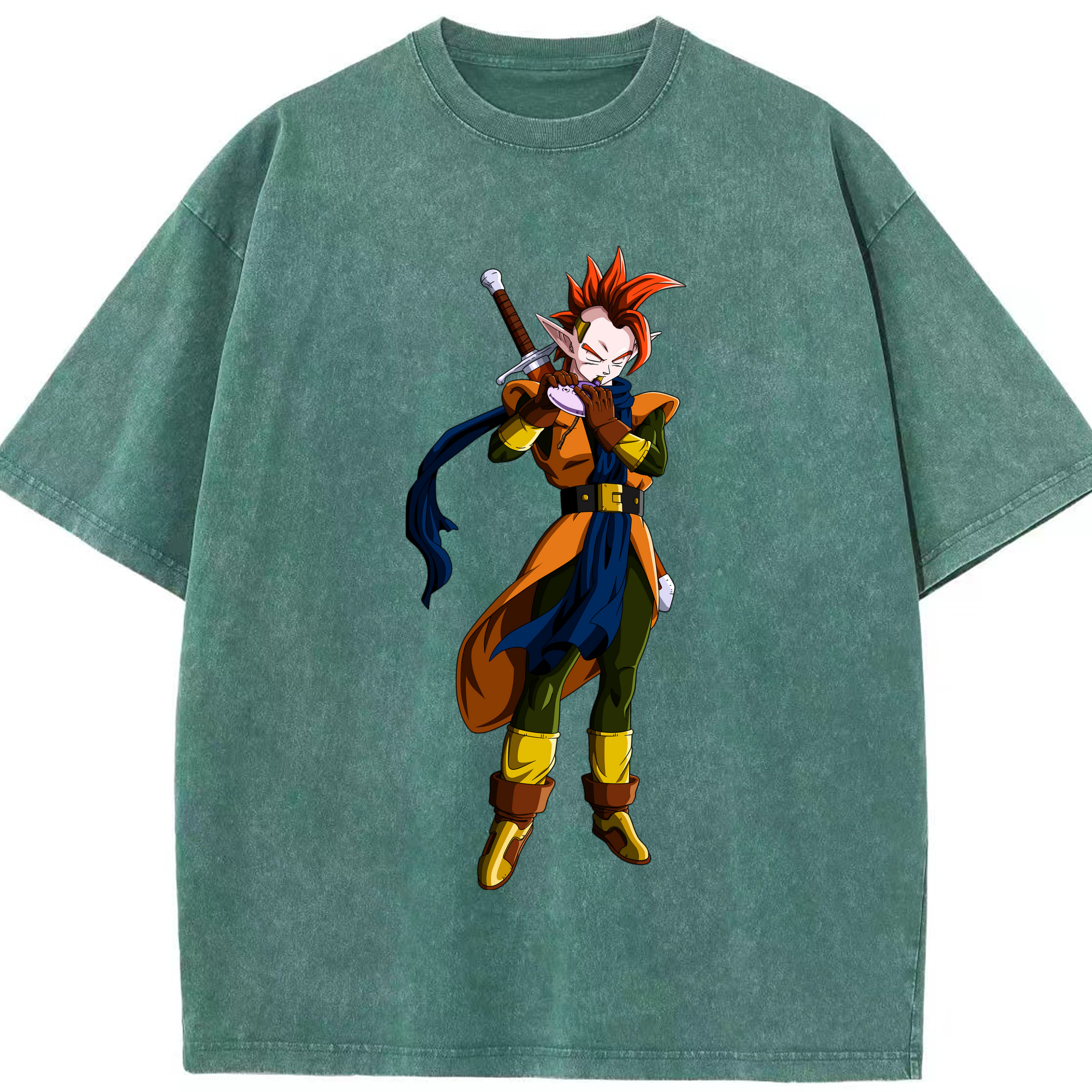 （画像用） ドラゴンボール DRAGON BALL 綿100% ヴィンテージ風 半袖Tシャツ（フロントプリント）